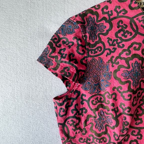 Yifei 2XL Pink Mandarin Style Dress - Picture 5 of 6